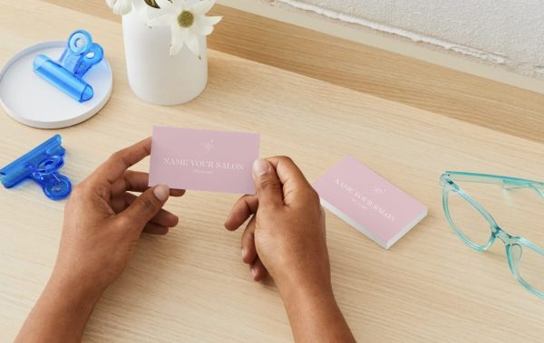 Premium Pink Elegant Business card