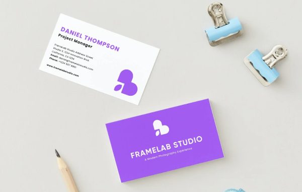 Contemporary Photo Studio Business card