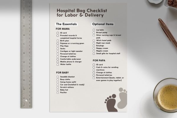 Simple&Practical Hospital Bag Checklist