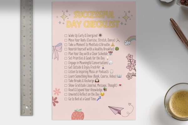 Cute & Playful Successful Day Checklist