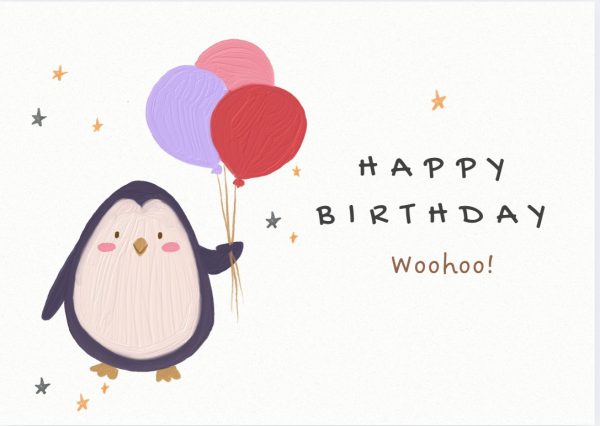 Pastel Colors Cute for Kids' Birthday Greeting Card