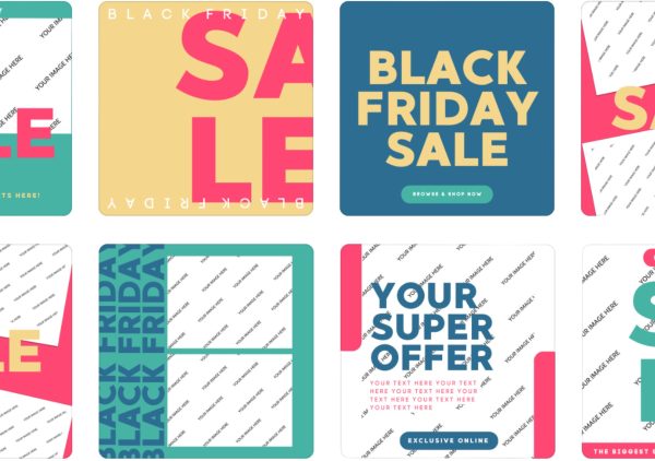 Colorful & Stylish Black Friday Promo Social Media Post Template