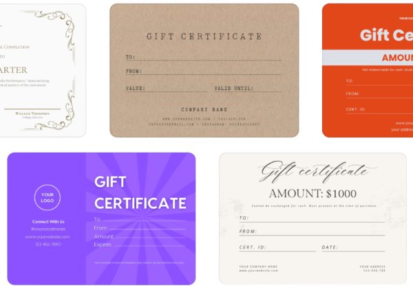 Bundle of 5 Certificates EXTRA