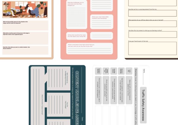 Bundle of 5 Worksheets EXTRA