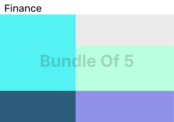 Bundle of 5 Color Palettes for Finance Industry